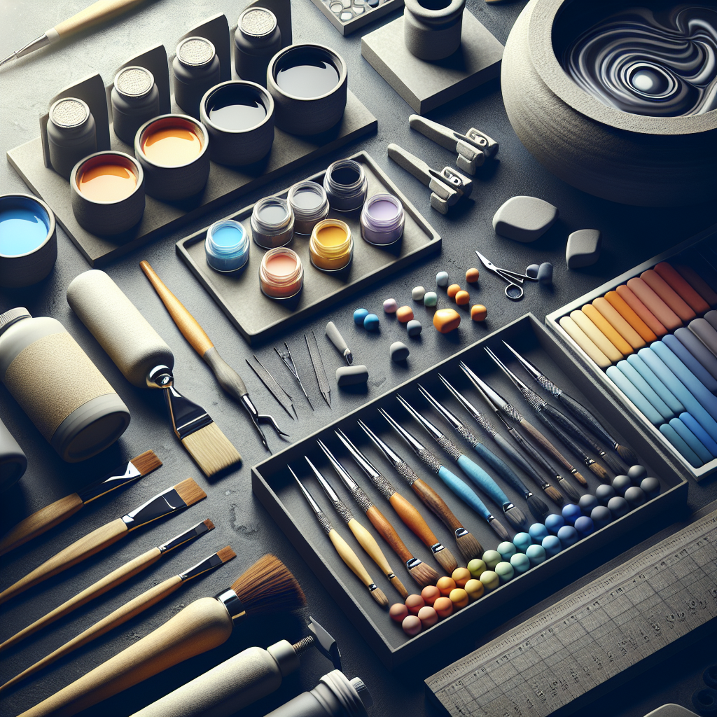 Farb- und Glasur-Tools